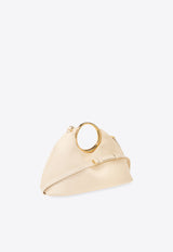 Jacquemus Le Calino Ring Top Handle Bag in Nappa Leather 241BA396 3171-115 Ivory