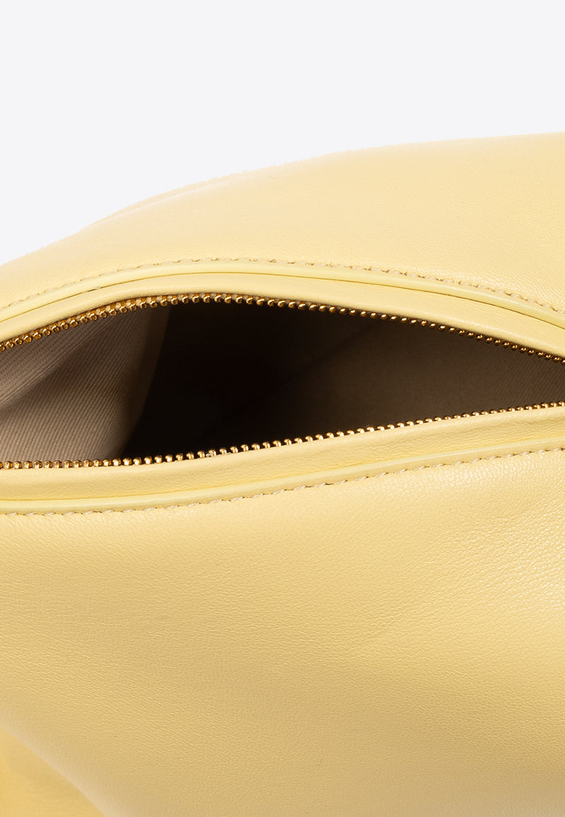 Jacquemus Le Calino Ring Top Handle Bag in Nappa Leather 241BA396 3171-205 Yellow