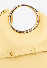 Jacquemus Le Calino Ring Top Handle Bag in Nappa Leather 241BA396 3171-205 Yellow