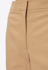 Moschino High-Waist Flared Pants Beige 241E A0328 0530-0081