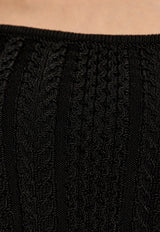 Jacquemus Bela Rib knit Camisole 241KN452 2369-990 Black