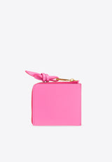 Jacquemus Tourni Knotted Leather Cardholder 241SL131 3060-434 Pink