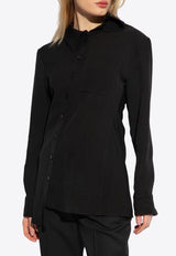 Jacquemus Pablo Asymmetric Shirt 241SH062 1544-990 Black