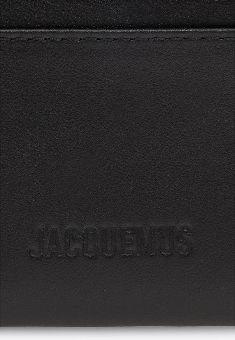 Jacquemus Tourni Knotted Leather Cardholder 241SL130 3060-990 Black