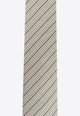 Jacquemus La Cravate Stripe Jacquard Tie Cream 245AC662 1567-5BJ