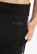 Moschino Logo Band Track Pants Black 241V1 A6804 4422-0555