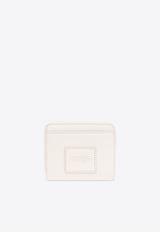 Marc Jacobs The Mini Grained Leather Compact Wallet White 2R3SMP044S10 0-137