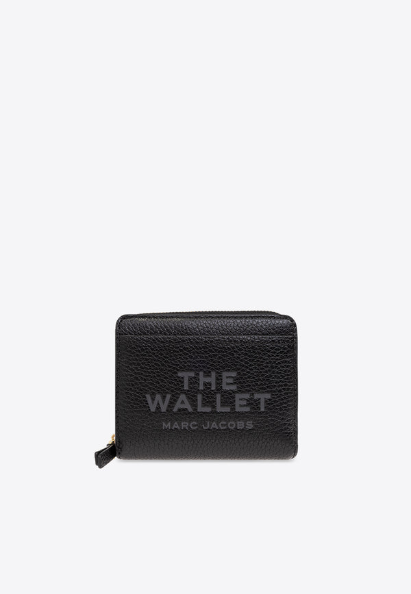 Marc Jacobs The Mini Grained Leather Compact Wallet Black 2R3SMP044S10 0-001