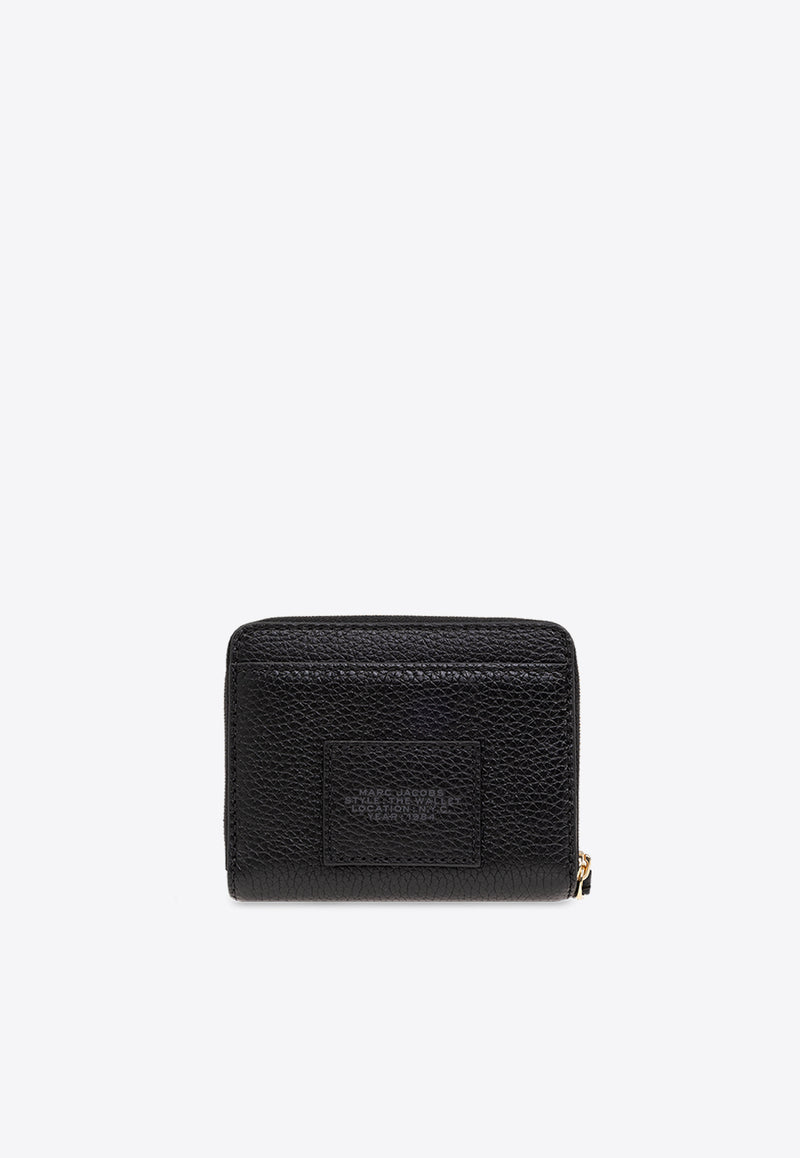 Marc Jacobs The Mini Grained Leather Compact Wallet Black 2R3SMP044S10 0-001