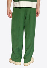 Jacquemus Titolo Pleated Pants Green 245PA081 1547-590