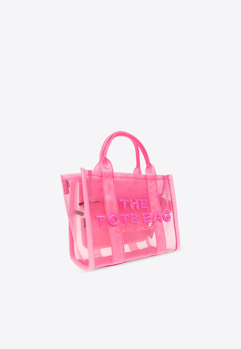 Marc Jacobs The Small Sheer-Mesh Logo Tote Bag Pink 2S4HTT035H03 0-675