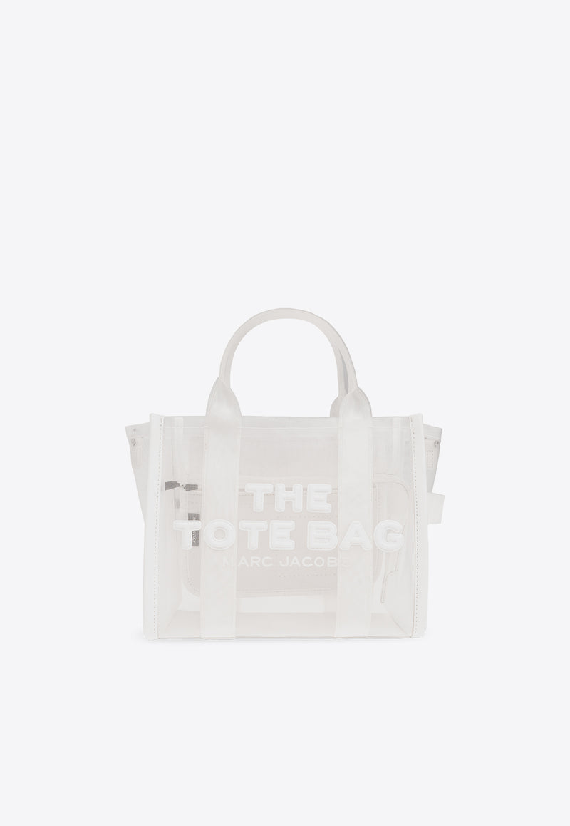 Marc Jacobs The Small Sheer-Mesh Logo Tote Bag White 2S4HTT035H03 0-100