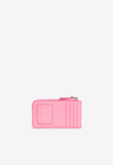 Marc Jacobs The Grained Leather Top Zip Wallet Pink 2S4SMP010S02 0-666