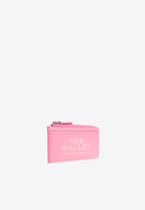 Marc Jacobs The Grained Leather Top Zip Wallet Pink 2S4SMP010S02 0-666