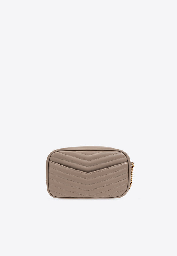 Saint Laurent Mini Lou Quilted Leather Shoulder Bag Gray 748849 DV707-2826