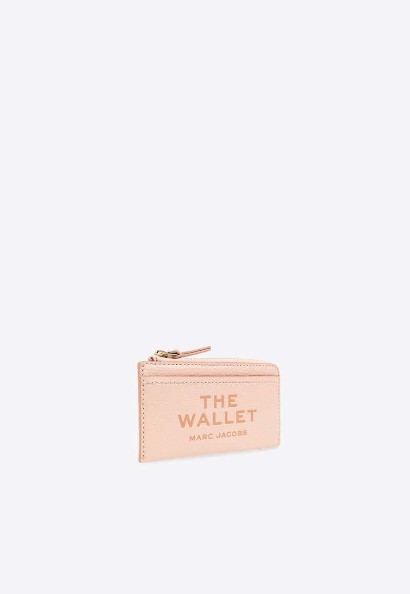 Marc Jacobs The Grained Leather Top Zip Wallet Pink 2S4SMP010S02 0-624