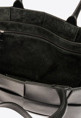 Bottega Veneta Small Arco Intrecciato Leather Tote Bag Dark Green 766954 VB1K0-3009