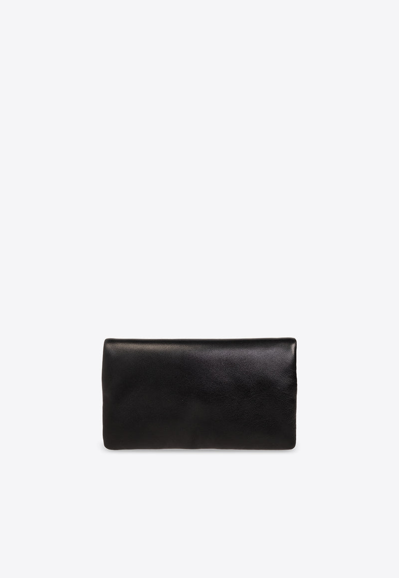 Saint Laurent Large Calypso Nappa Leather Wallet Black 778111 AACX7-1000