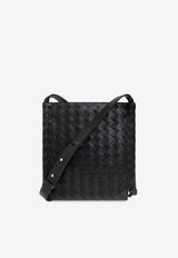 Bottega Veneta Small Loop Crossbody Bag Black 776504 V2HL1-8803