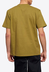 Bottega Veneta Basic Crewneck T-shirt Green 744965 VF1U0-2476