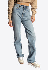 Saint Laurent Basic Straight-Leg Jeans Blue 771399 Y19VE-4411