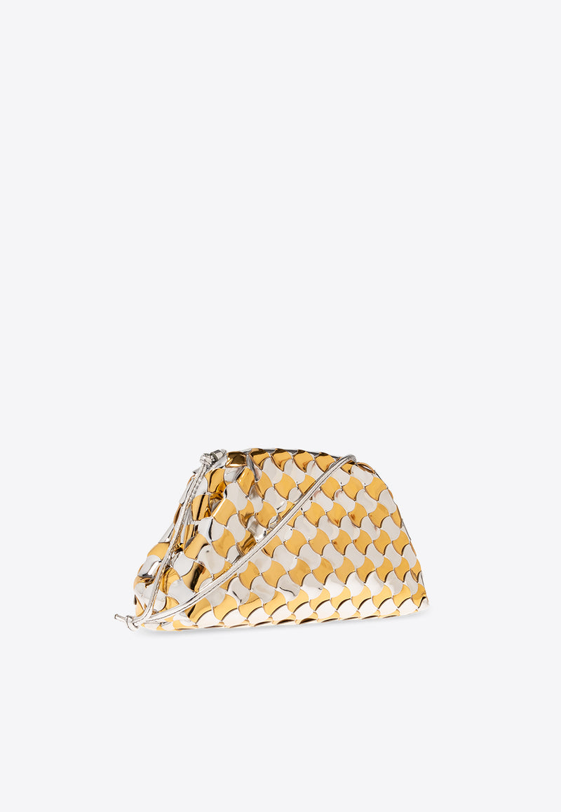 Bottega Veneta Mini Pouch in Laminated Leather Gold 778504 V3X71-8105