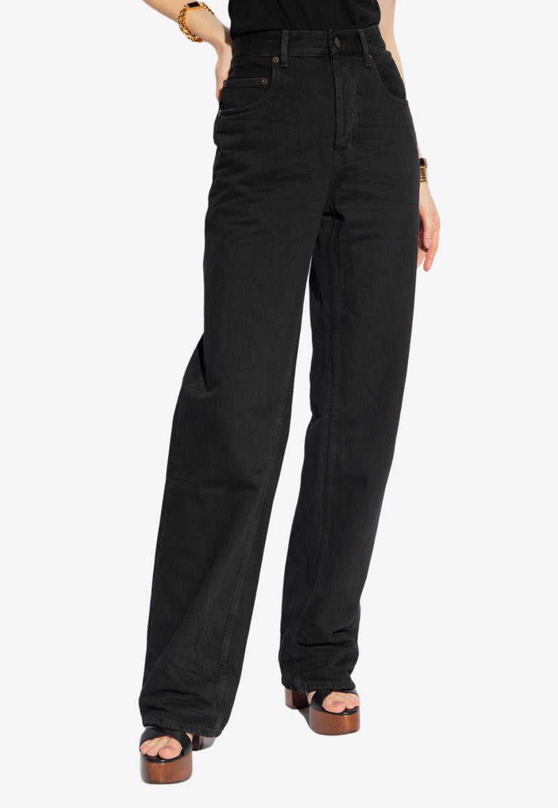 Saint Laurent Basic Baggy Jeans Black 775864 Y16PF-1290