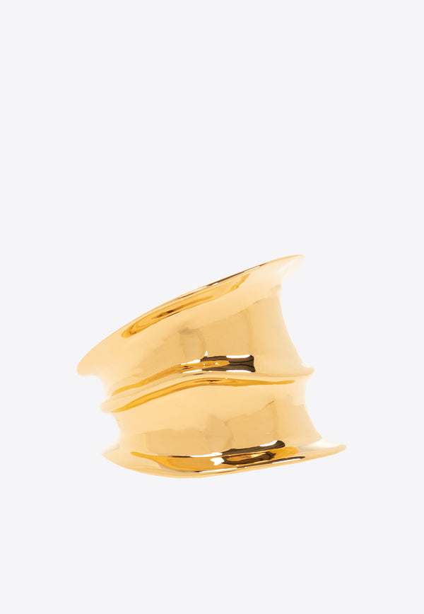 Saint Laurent Organic Brass ring Gold 779024 Y1500-8030