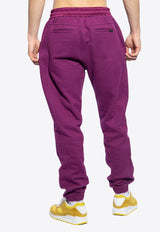 Saint Laurent Logo Fleece Track Pants Purple 778059 Y36SW-5550