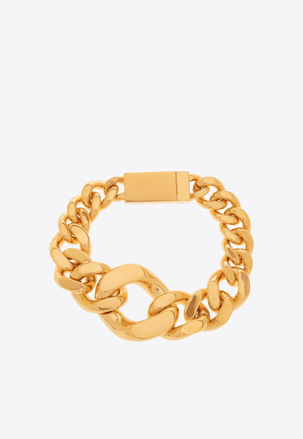 Saint Laurent Graduated Curb-Chain Bracelet Gold 778713 Y1500-8030