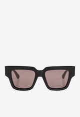 Bottega Veneta Tri-Fold Square Sunglasses Gray 779428 VBL80-1049