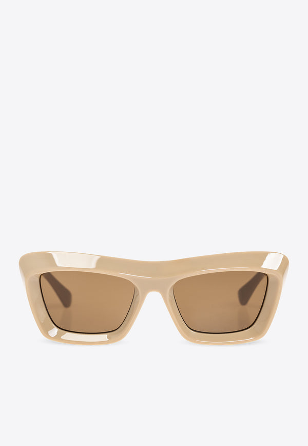 Bottega Veneta Classic Cat-Eye Sunglasses Brown 779417 V2Q30-1033