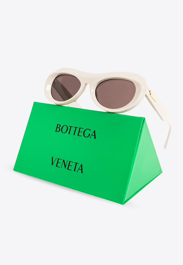 Bottega Veneta Round Volumes Sunglasses Gray 779425 V2Q30-1472