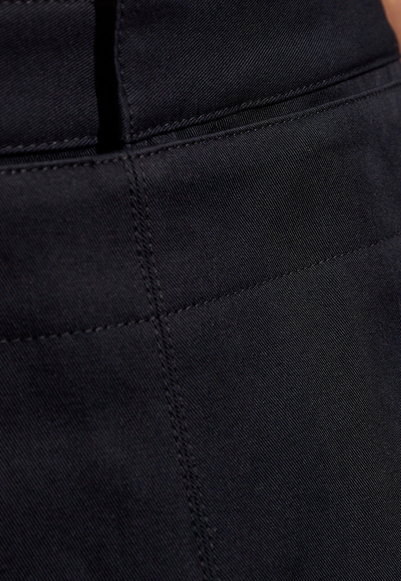 Bottega Veneta Straight-Leg Tailored Pants Navy 779571 V2T10-4246