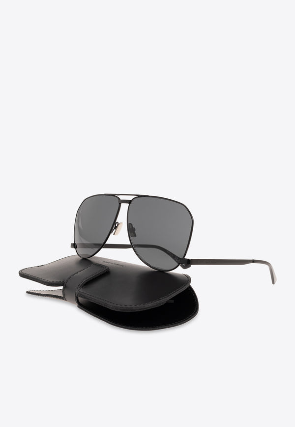 Saint Laurent Dust Aviator Sunglasses Gray 779848 Y9902-1000