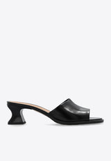 Bottega Veneta Cha-Cha 50 Calf Leather Mules Black 787037 V4BO0-1000