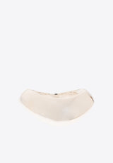 Bottega Veneta Silver-Plated Curved Ring  Silver 786344 V5070-8117