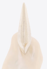 Bottega Veneta Single Pearl Earring White 792259 V721C-9000