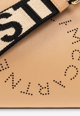 Stella McCartney Perforated Logo Shoulder Bag Beige 7B0062 W8542-2600