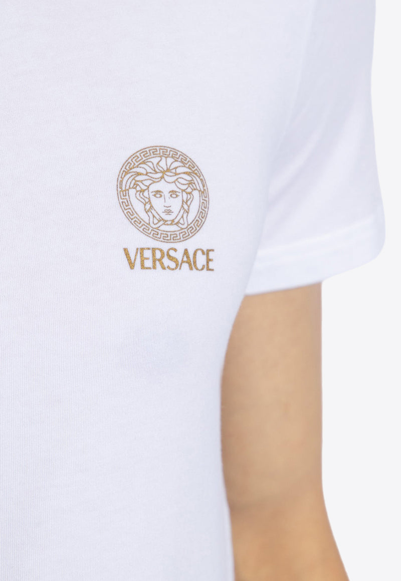 Versace Medusa Crewneck T-shirts - Set of 2 Multicolor AU10193 1A10011-A225E