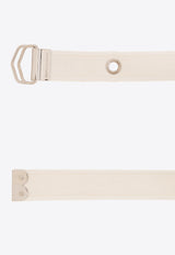 Dolce & Gabbana Branded Tape Belt White BC4851 AQ048-89951
