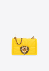 Dolce & Gabbana Medium Devotion Crossbody Bag Yellow BB7158 AW437-8M183