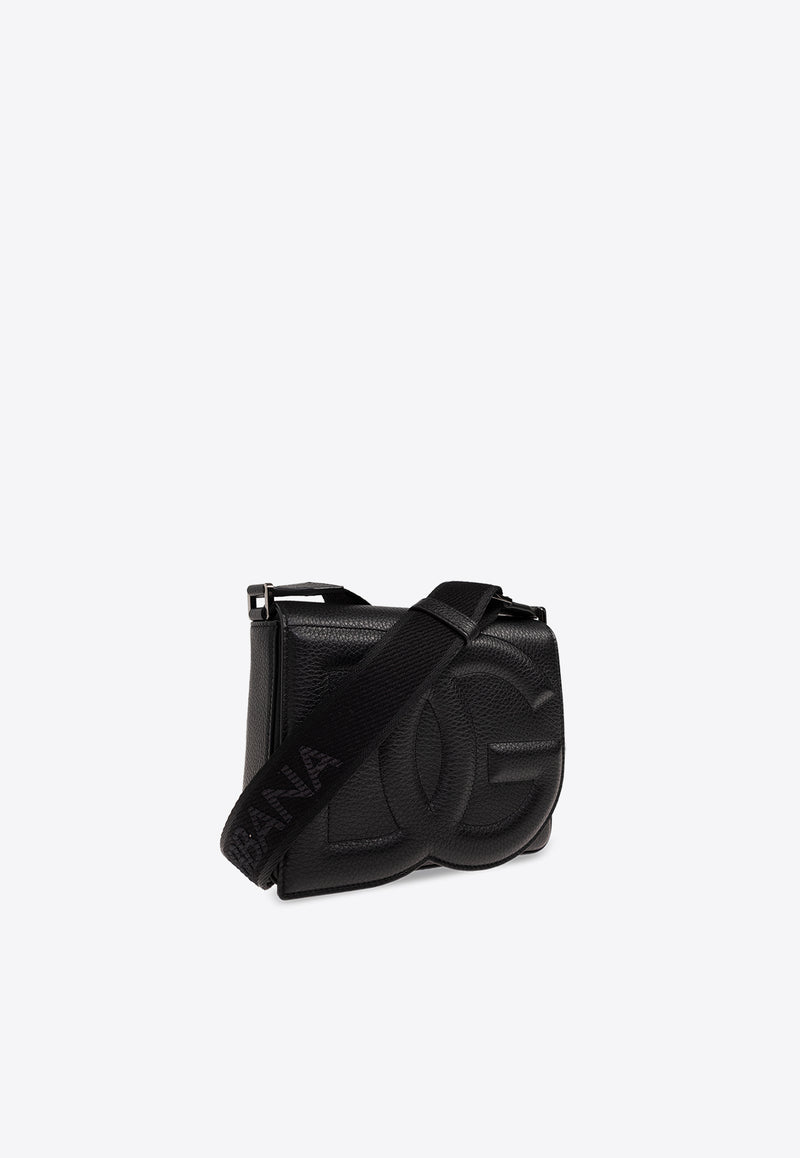 Dolce & Gabbana Medium DG Logo Messenger Bag Black BM3004 A8034-80999