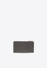 Dolce & Gabbana Logo Embossed Leather Zip Wallet Gray BP3307 AT489-80748