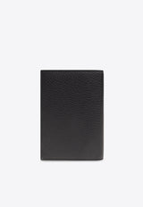 Dolce & Gabbana DG Logo Passport Holder in Calf Leather Black BP2215 AT489-80999