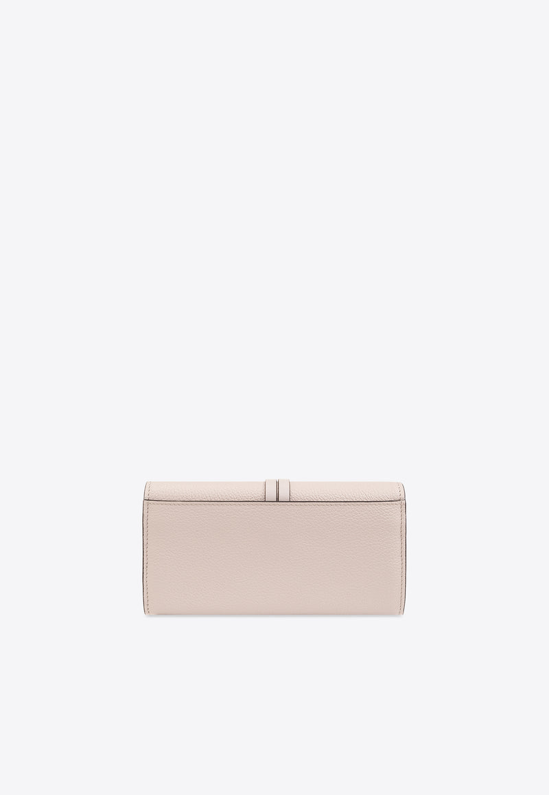 Chloé Logo Charm Leather Wallet Pink CHC21WP942 F57-084