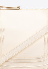 Chloé Medium Marcie Shoulder Bag in Grained Leather Cream CHC22AS660 I31-110
