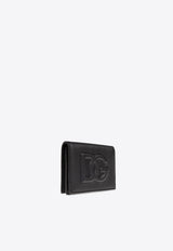 Dolce & Gabbana DG Logo Calfskin Cardholder Black BP1643 AT489-80999