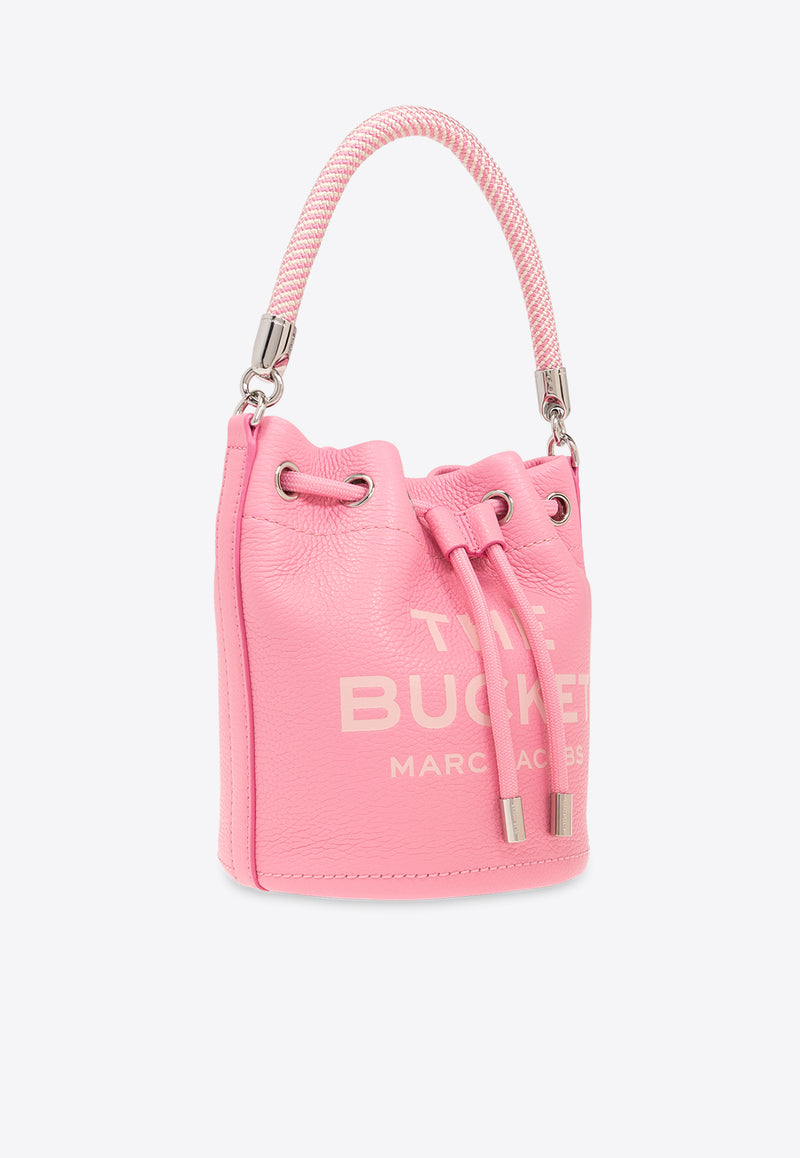 Marc Jacobs The Leather Logo Bucket Bag Pink H652L01PF22 0-666