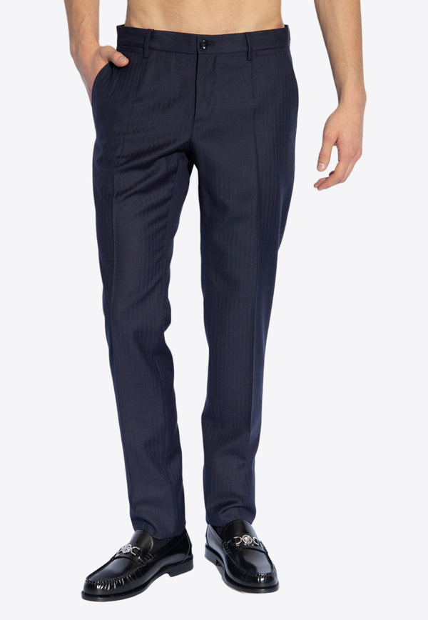 Dolce & Gabbana Wool Tailored Pants GY7BMT FC2FI-B0387